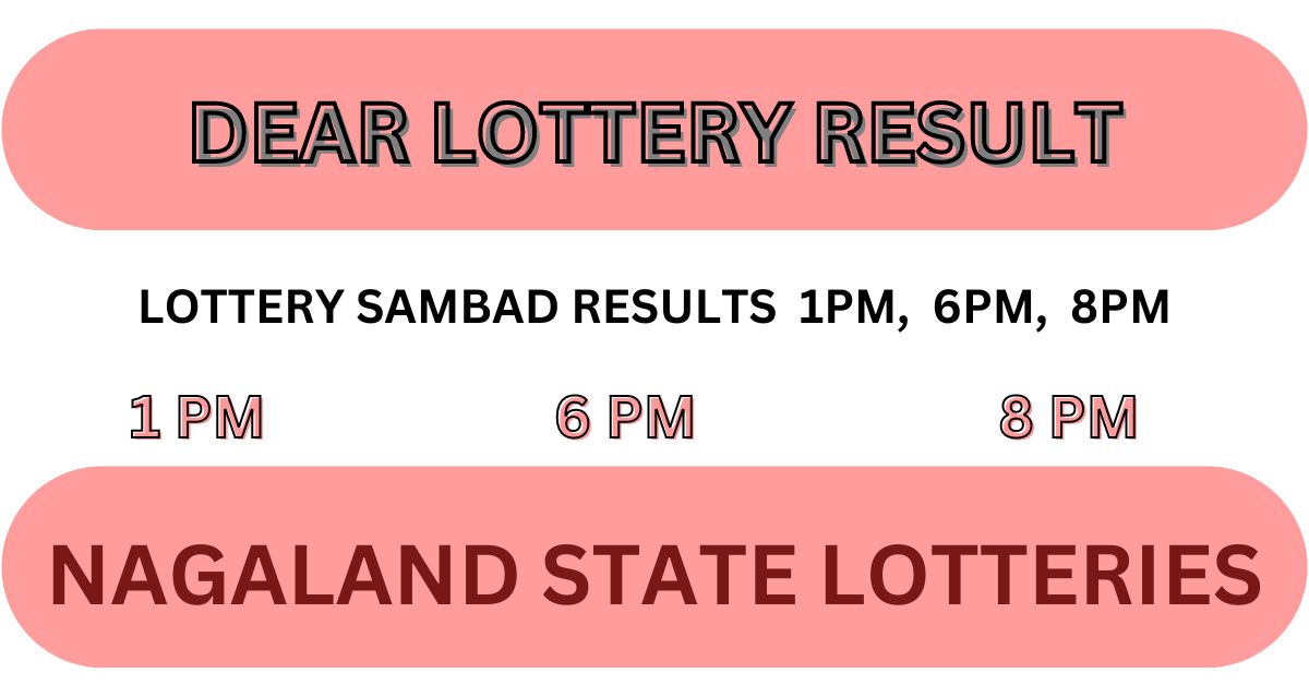 Dear Lottery Result 27-02-2023 New 1pm 6pm 8pm